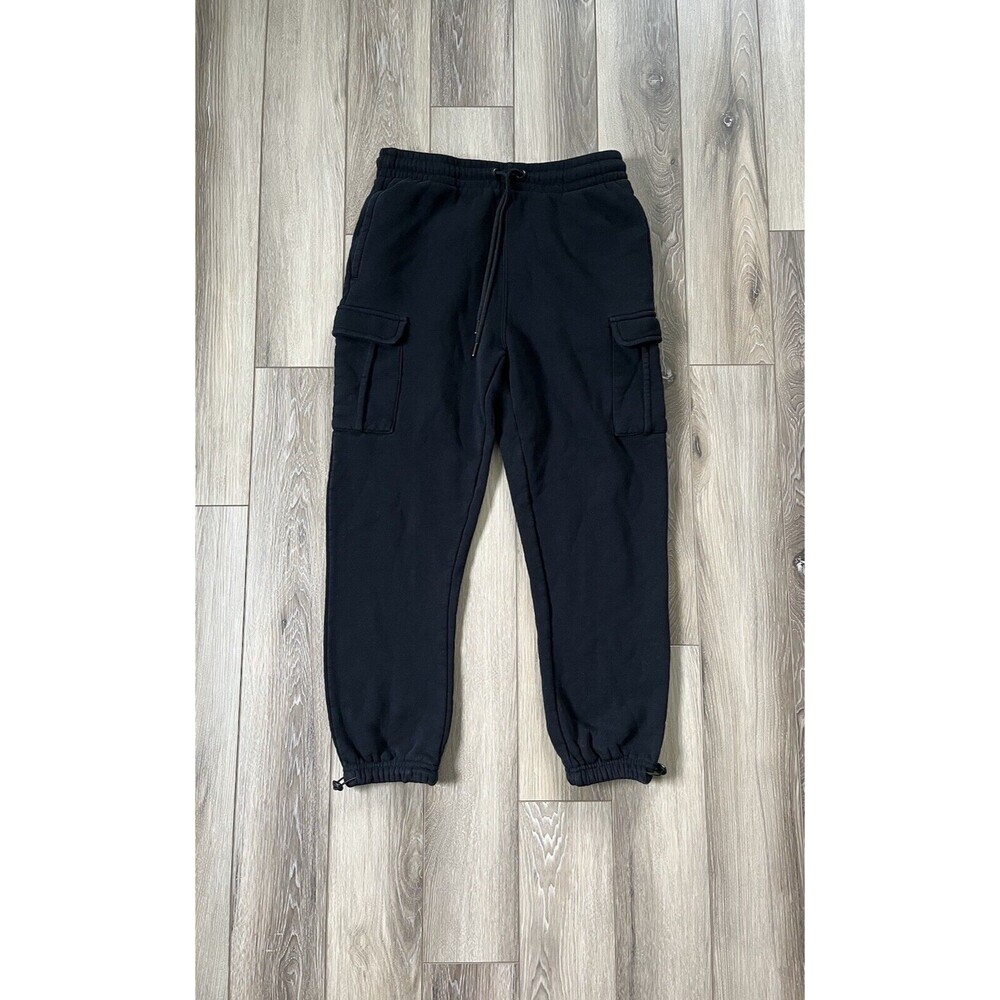 Champs Black Cargo Jogger Pants
